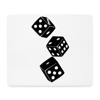 cube - Mouse Pad (horizontal) - white - Front