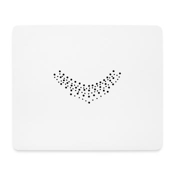 collier - Tapis de souris (format paysage) - blanc - Devant
