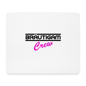 Groom Crew / enterrement de vie de garçon / célébration / enterrement de vie de garçon - Tapis de souris (format paysage) - blanc - Devant
