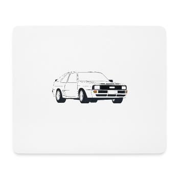 Urquattro Transparent - Mousepad (Querformat) - Weiß - Vorne