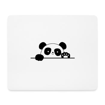 panda 002 - Mousepad (Querformat) - Weiß - Vorne