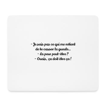 Les Bronzés font du ski / Humour / Réplique Culte - Tapis de souris (format paysage) - blanc - Devant