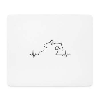 ECG Show Jumping - Mouse Pad (horizontal) - white - Front