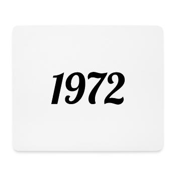 1972 Vintage 1972 Anniversaire Rétro 1972 Cadeau - Tapis de souris (format paysage) - blanc - Devant
