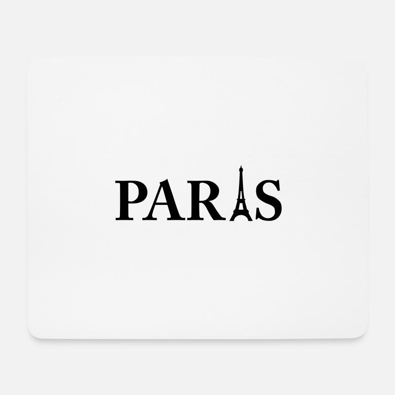 paris - Mousepad (Querformat) - Weiß