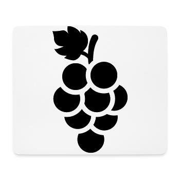 grapes - Mouse Pad (horizontal) - white - Front