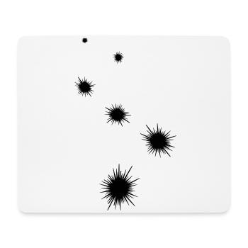 Symbole Seeigelicon - Tapis de souris (format paysage) - blanc - Devant