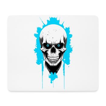Skull - Mouse Pad (horizontal) - white - Front