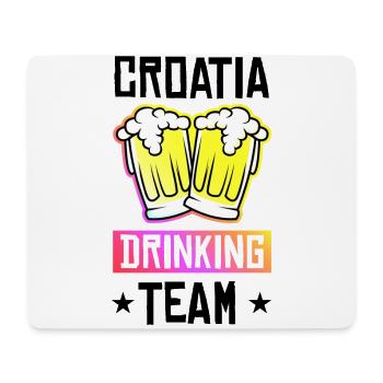 Croatia Drinking Team - Mousepad (Querformat) - Weiß - Vorne