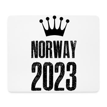Norway 2023 Krone - Mousepad (Querformat) - Weiß - Vorne