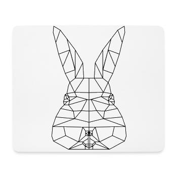 Easter Bunny Polygon - Mouse Pad (horizontal) - white - Front