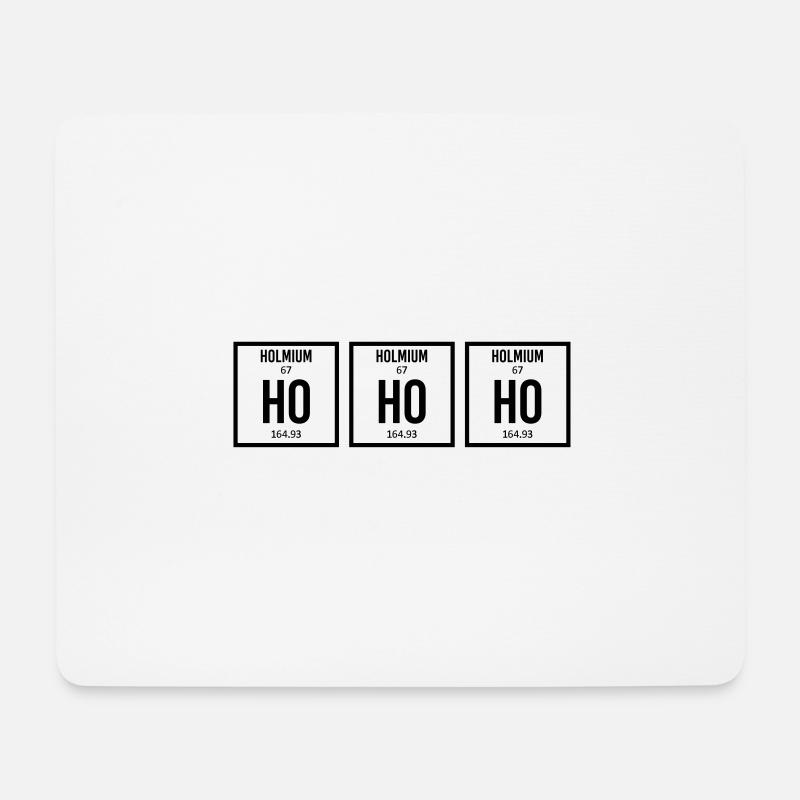 Frohe Weihnachten - Ho Ho Ho - Mousepad (Querformat) - Weiß