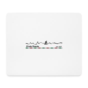 Strade Bianche - Mouse Pad (horizontal) - white - Front