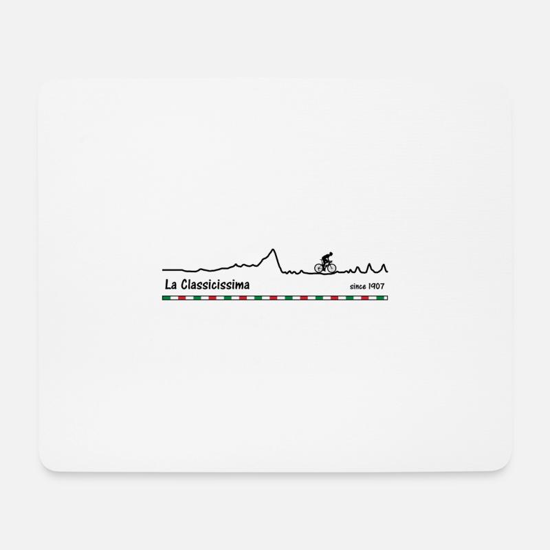 Milan San Remo - Mouse Pad (horizontal) - white