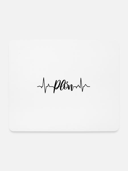 EKG Plön - Mousepad (Querformat) - Weiß