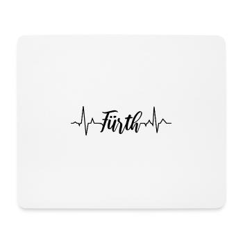 ECG Fürth - Mouse Pad (horizontal) - white - Front