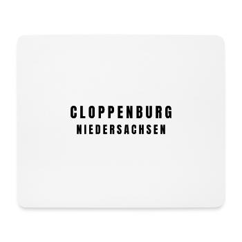 Cloppenburg, Lower Saxony - Mouse Pad (horizontal) - white - Front