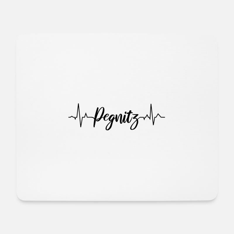ECG Pegnitz - Tapis de souris (format paysage) - blanc
