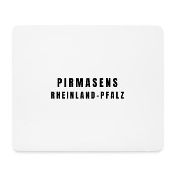 Pirmasens, Rhénanie-Palatinat - Tapis de souris (format paysage) - blanc - Devant