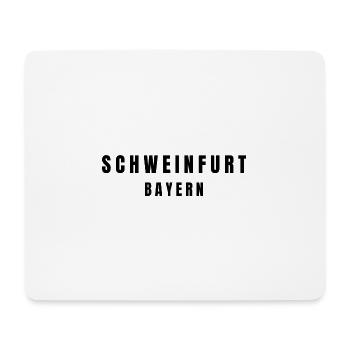 Schweinfurt, Bavière - Tapis de souris (format paysage) - blanc - Devant