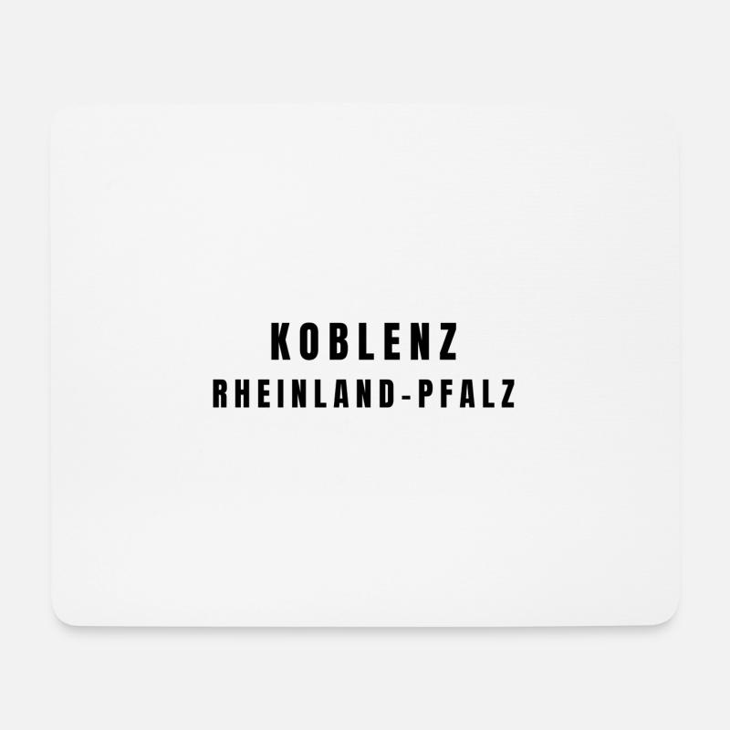 Koblenz Rheinland-Pfalz - Mousepad (Querformat) - Weiß