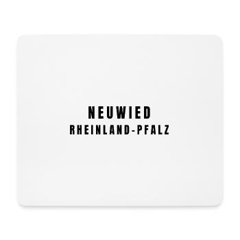 Neuwied, Rhénanie-Palatinat - Tapis de souris (format paysage) - blanc - Devant