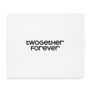 together forever - Mouse Pad (horizontal) - white - Front
