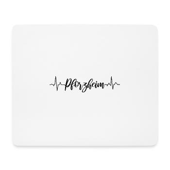 EKG Pforzheim - Mousepad (Querformat) - Weiß - Vorne