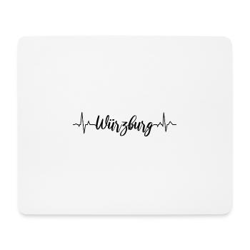 ECG Würzburg - Mouse Pad (horizontal) - white - Front