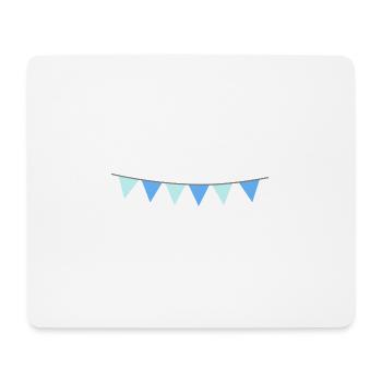 einfaches Partymuster - Mousepad (Querformat) - Weiß - Vorne
