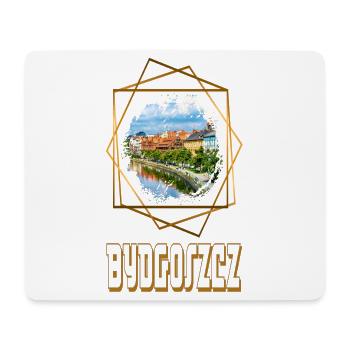 Bydgoszcz Bromberg Polen Stadt Skyline Heimat Gold - Mousepad (Querformat) - Weiß - Vorne