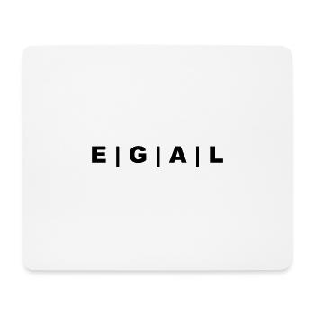 EGAL - Mousepad (Querformat) - Weiß - Vorne
