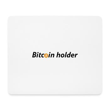 Bitcoin holder - Tapis de souris (format paysage) - blanc - Devant