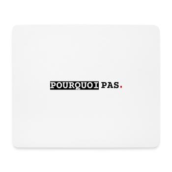 Warum nicht, Linie - Mousepad (Querformat) - Weiß - Vorne