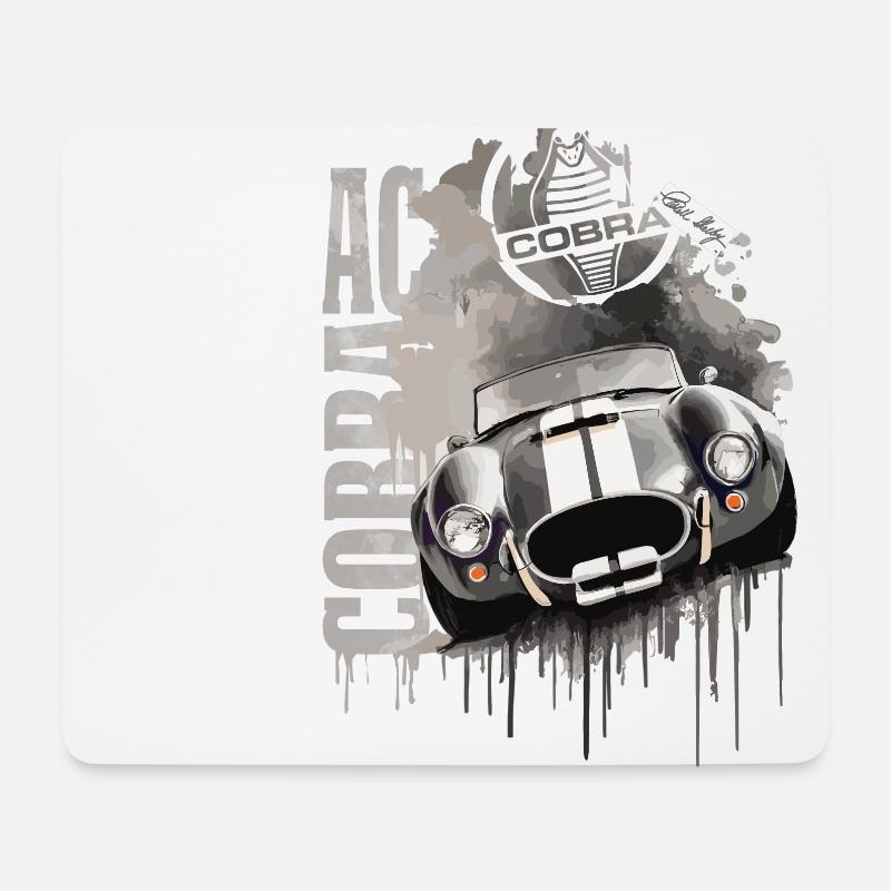 AC Cobra - Mousepad (Querformat) - Weiß