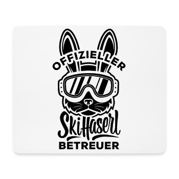 Offizieller Skihaserl Betreuer Aprés Ski Skiurlaub - Mousepad (Querformat) - Weiß - Vorne