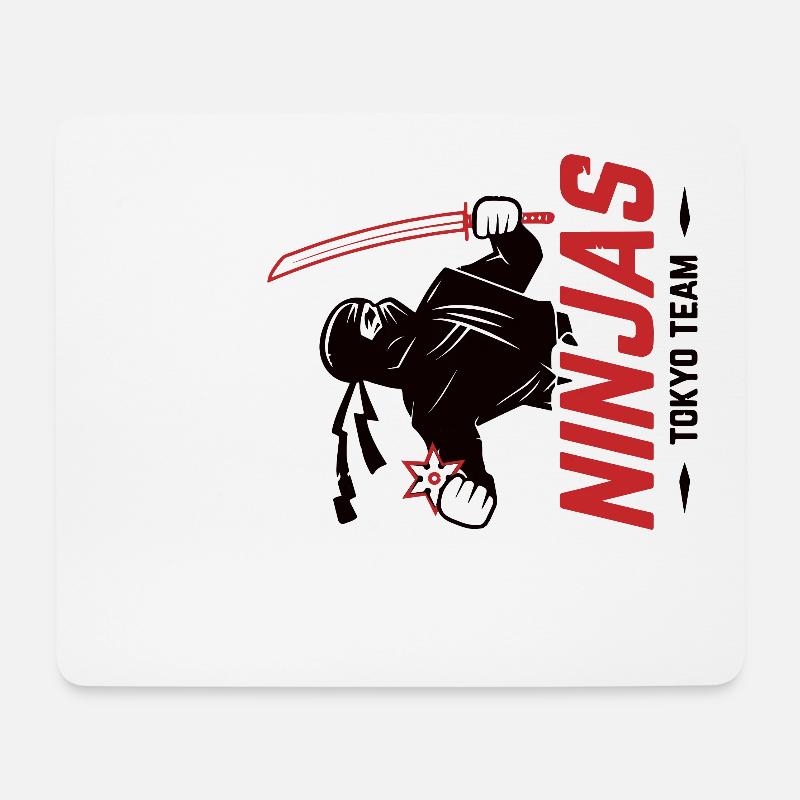 Ninja - Mouse Pad (horizontal) - white