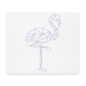 flamingo - Mousepad (Querformat) - Weiß - Vorne