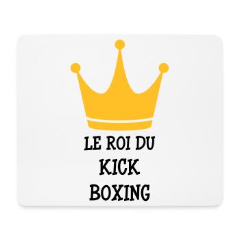 Kickboxen / Kickboxing / Kickboxer / Kick Boxing - Mousepad (Querformat) - Weiß - Vorne