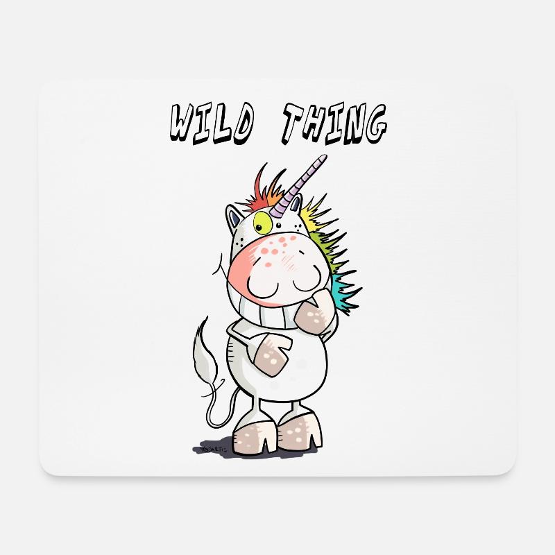 Wild Thing - Mousepad (Querformat) - Weiß