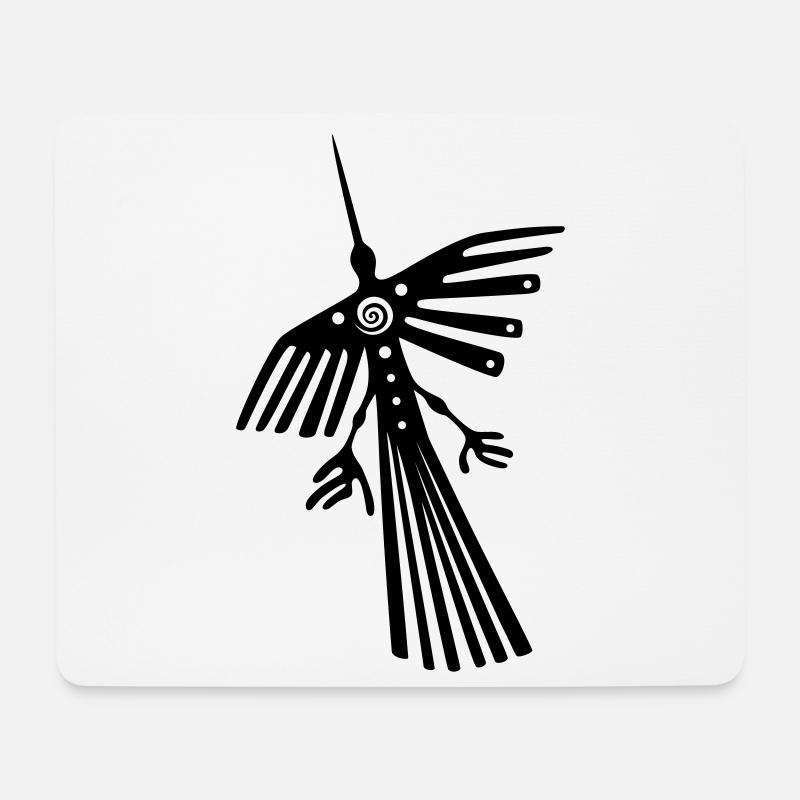 Nazca Linien, Kondor, condor - Mousepad (Querformat) - Weiß