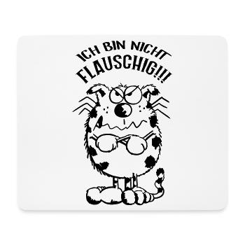 Ich bin nicht flauschig Katze - Comic - Mousepad (Querformat) - Weiß - Vorne