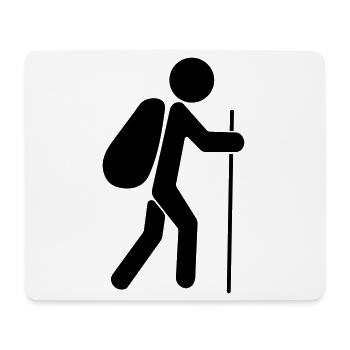 climber - Mouse Pad (horizontal) - white - Front