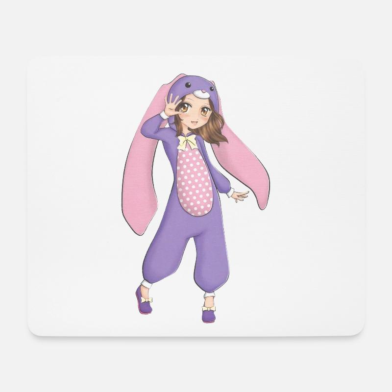 Manga - Mousepad (Querformat) - Weiß