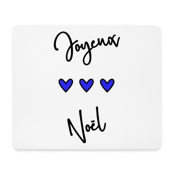 JOYEUX NOËL. NOËL. MERRY CHRISTMAS. NOUVEL AN - Tapis de souris (format paysage) - blanc - Devant