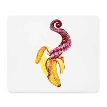 Swirly Mutant-Banana - Tapis de souris (format paysage) - blanc - Devant
