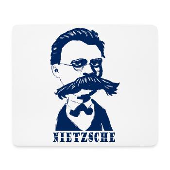 Nietzsche - Tapis de souris (format paysage) - blanc - Devant