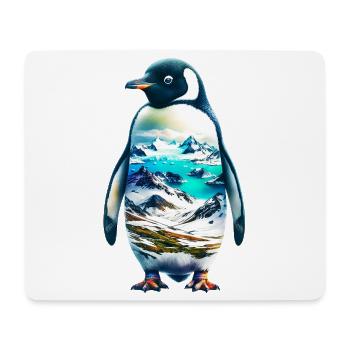 Pinguin - Mousepad (Querformat) - Weiß - Vorne