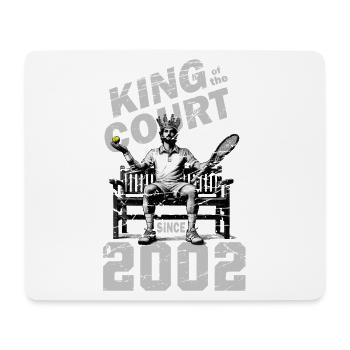 Tennis Shirt Männer Geburtstag Jubiläum 2002 - Mousepad (Querformat) - Weiß - Vorne