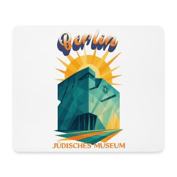 Berlin - JÜDISCHES MUSEUM - Urban Retro Dreams - Mousepad (Querformat) - Weiß - Vorne
